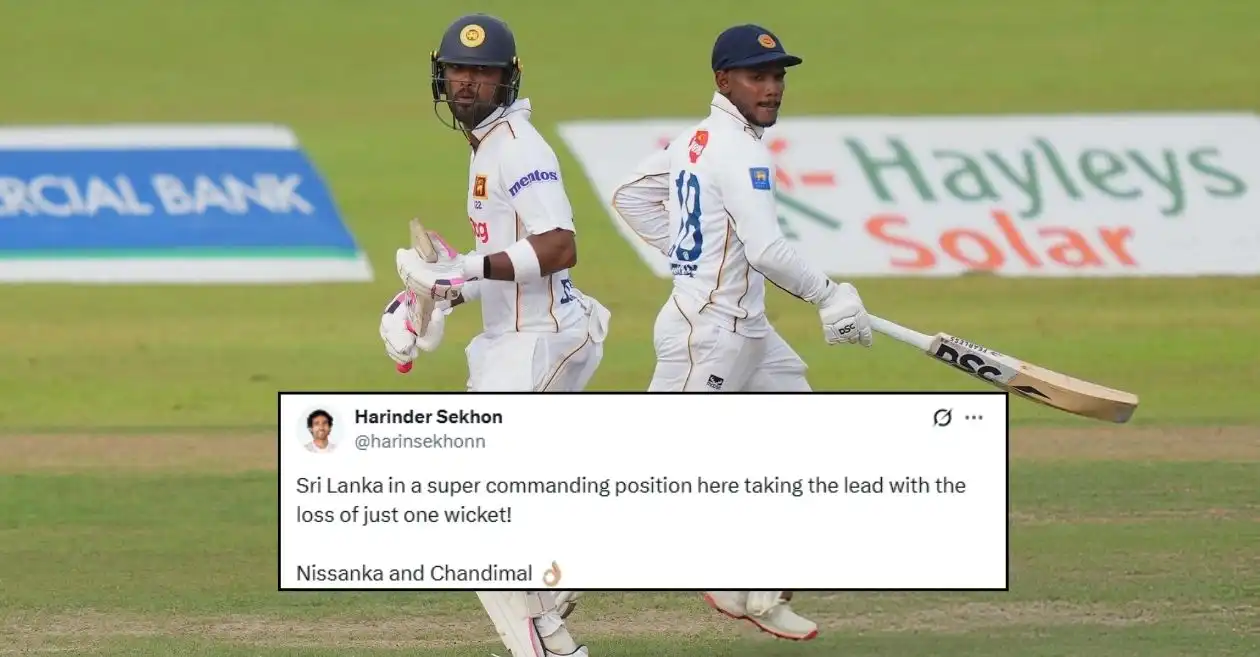 Fans erupt as Pathum Nissanka, Dinesh Chandimal put Sri Lanka in command on Day 2 of second Test against Bangladesh