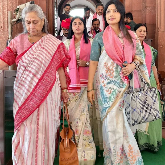Priya Saroj with Jaya Bhaduri and Dimple Yadav