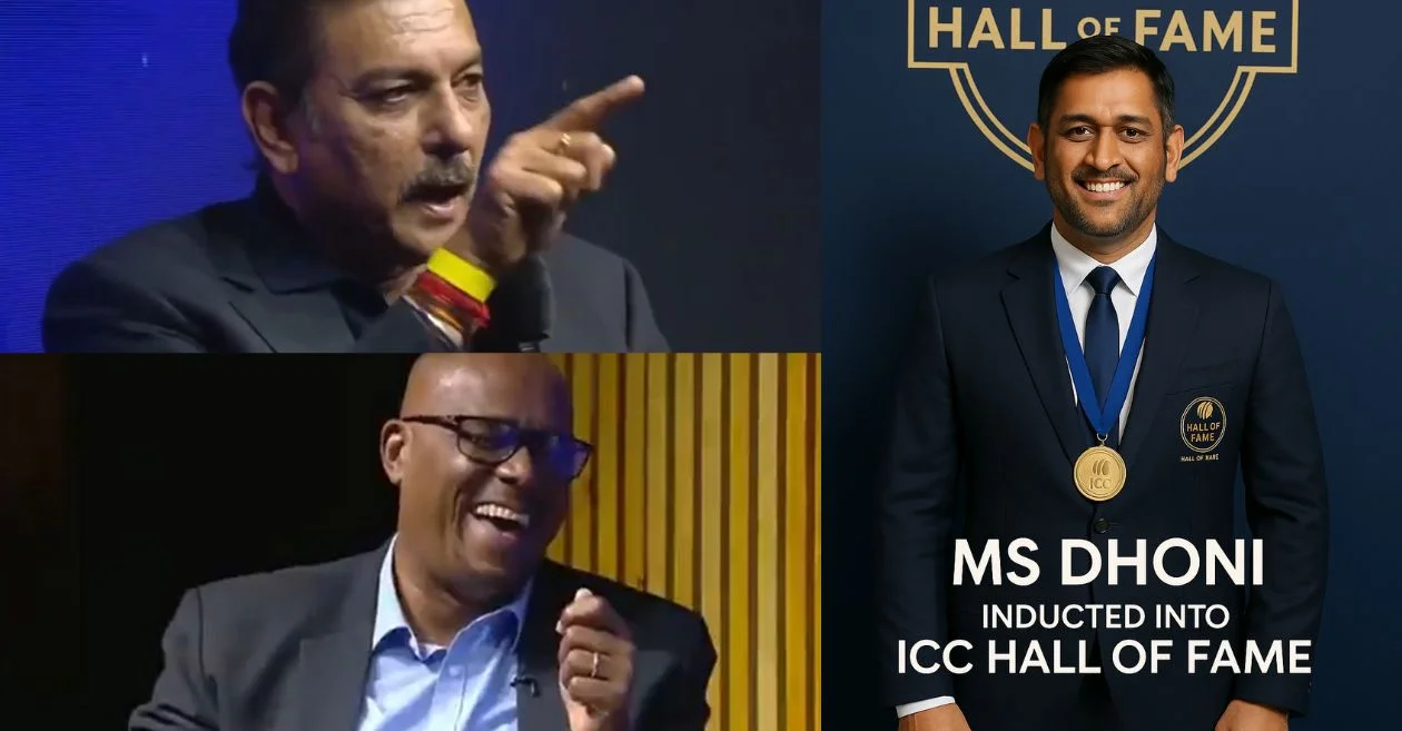 WATCH: Ravi Shastri’s witty ‘pickpocket’ remark as MS Dhoni enters ICC Hall of Fame