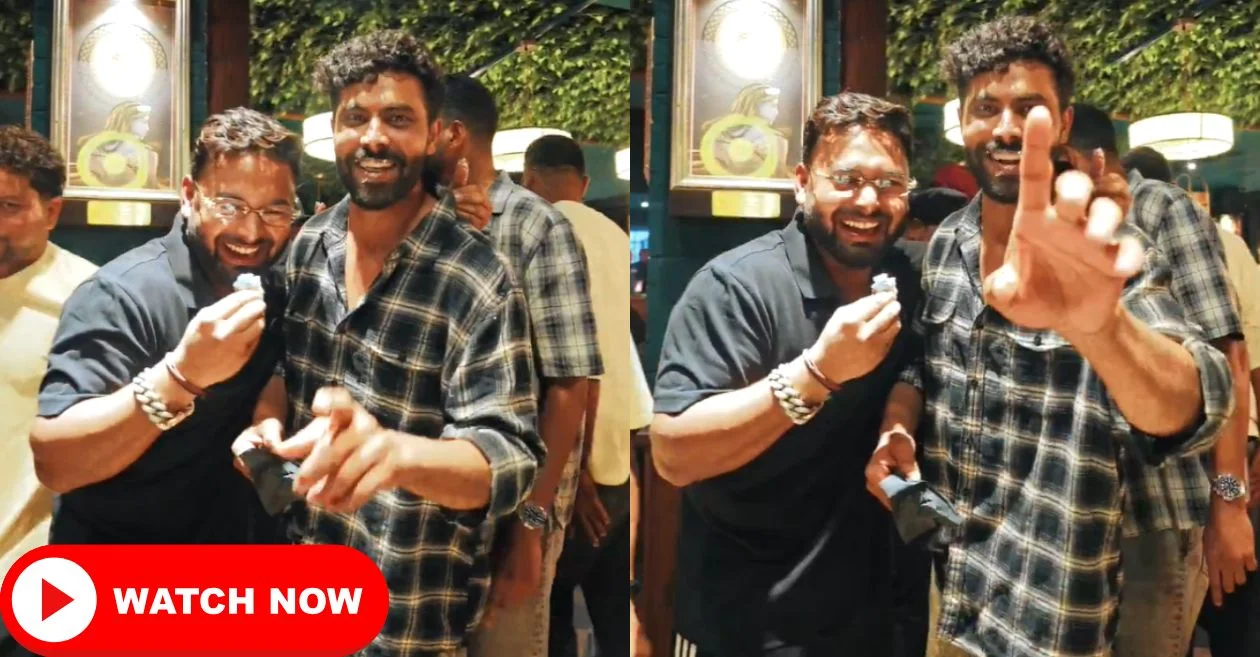 WATCH: Rishabh Pant playfully teases Ravindra Jadeja over his retirement on the T20 World Cup 2024 anniversary
