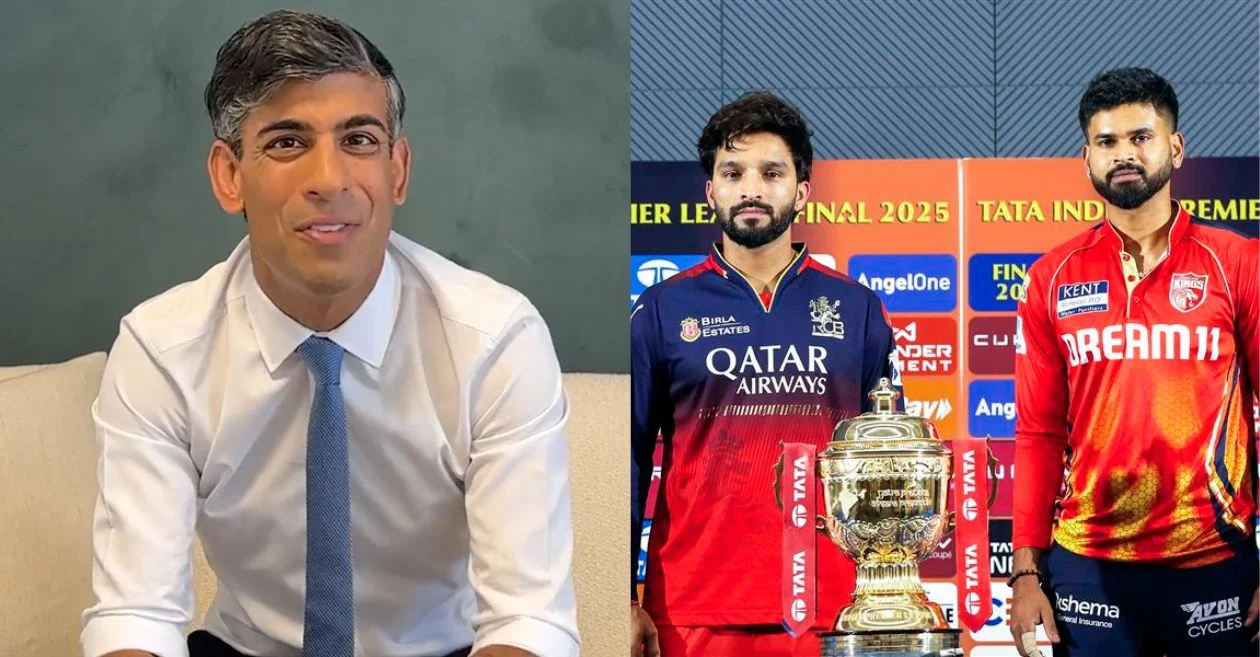 Former UK PM Rishi Sunak names the franchise he’s backing in RCB vs PBKS IPL 2025 final