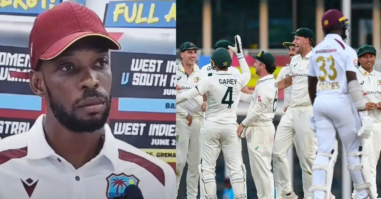 Roston Chase lashes out at umpiring standards after West Indies’ crushing defeat to Australia in the first Test