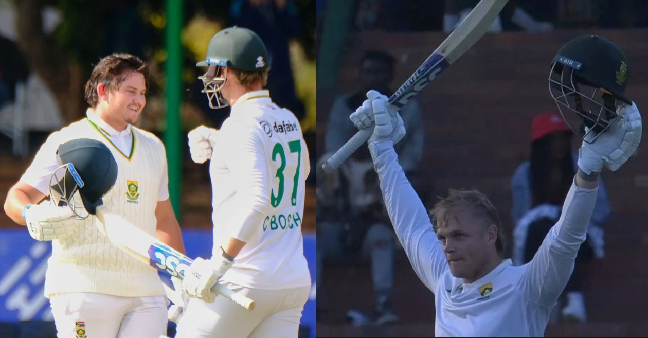 SA vs ZIM: After Lhuan-dre Pretorius, Corbin Bosch smashes maiden Test century to take South Africa’s total past 400 on Day 1 of 1st Test