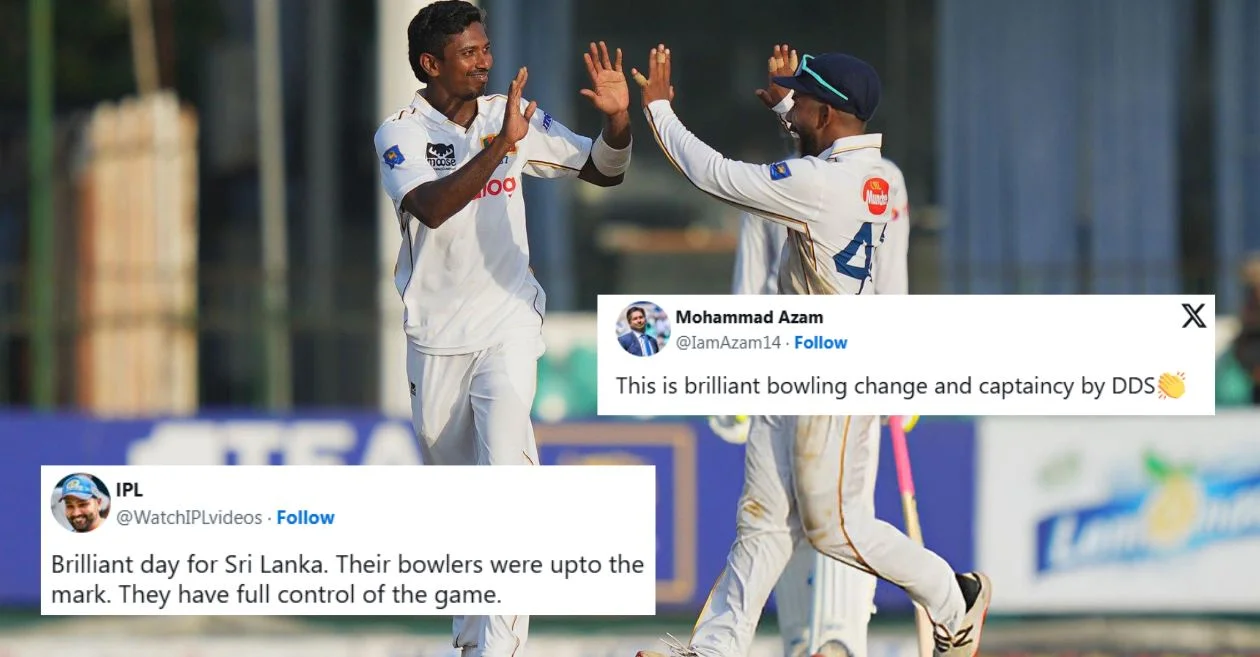 Fans erupt as Sri Lanka tighten grip on Day 1 of the second Test against Bangladesh