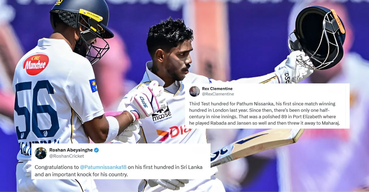 Fans react as Pathum Nissanka’s sensational 187 leads Sri Lanka’s fightback against Bangladesh on Day 3 of Galle Test