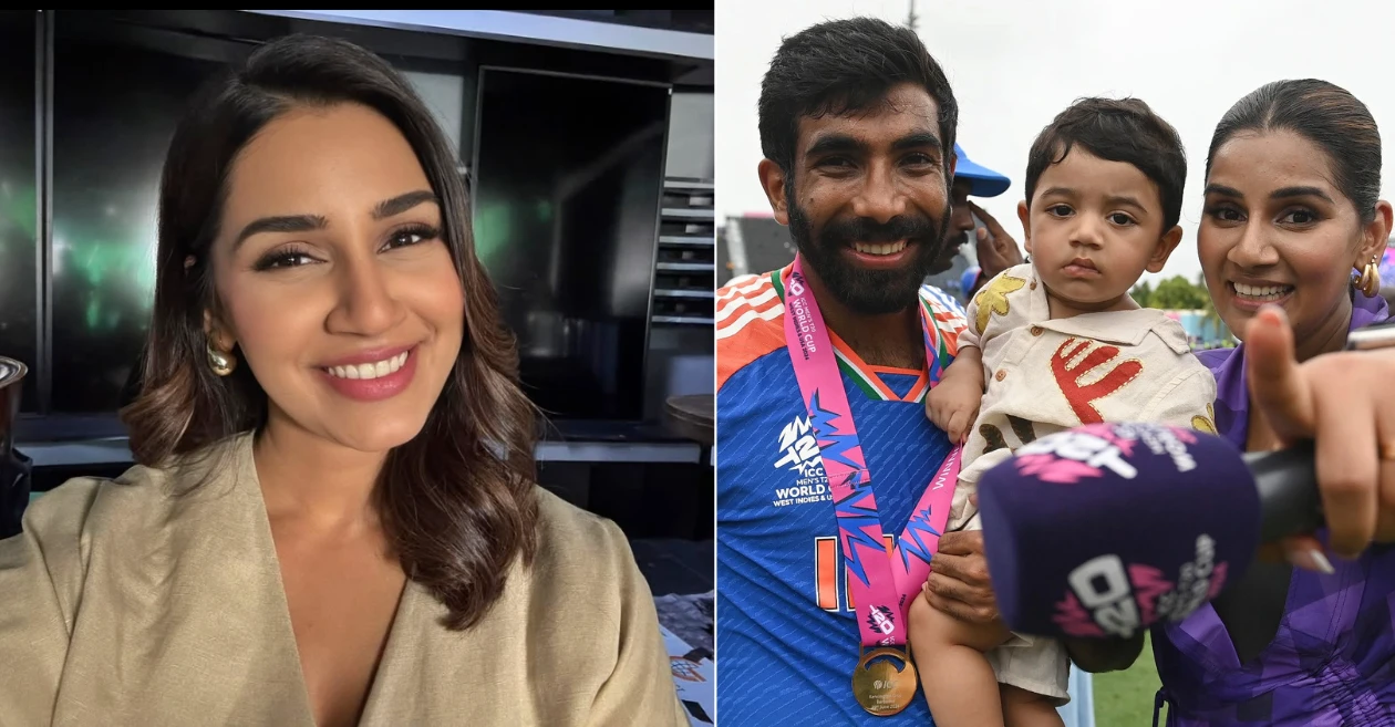 Sanjana Ganesan reveals how Jasprit Bumrah distracts her during interviews