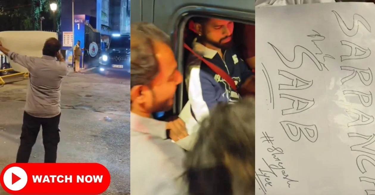 WATCH: Shreyas Iyer wins hearts with heartwarming gesture for a fan
