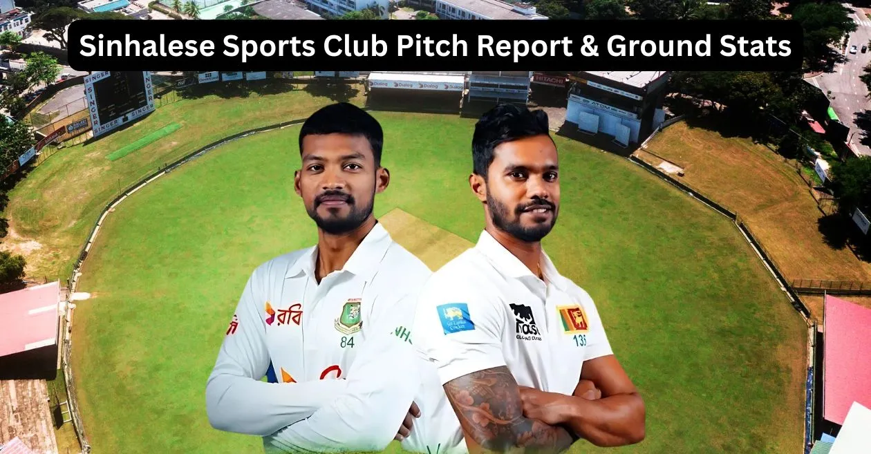 Sri Lanka vs Bangladesh 2025: Sinhalese Sports Club Pitch Report, Test Stats and Records at Colombo