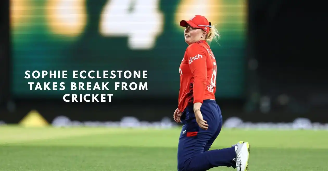 Sophie Ecclestone takes temporary break from cricket ahead of crucial home series against India
