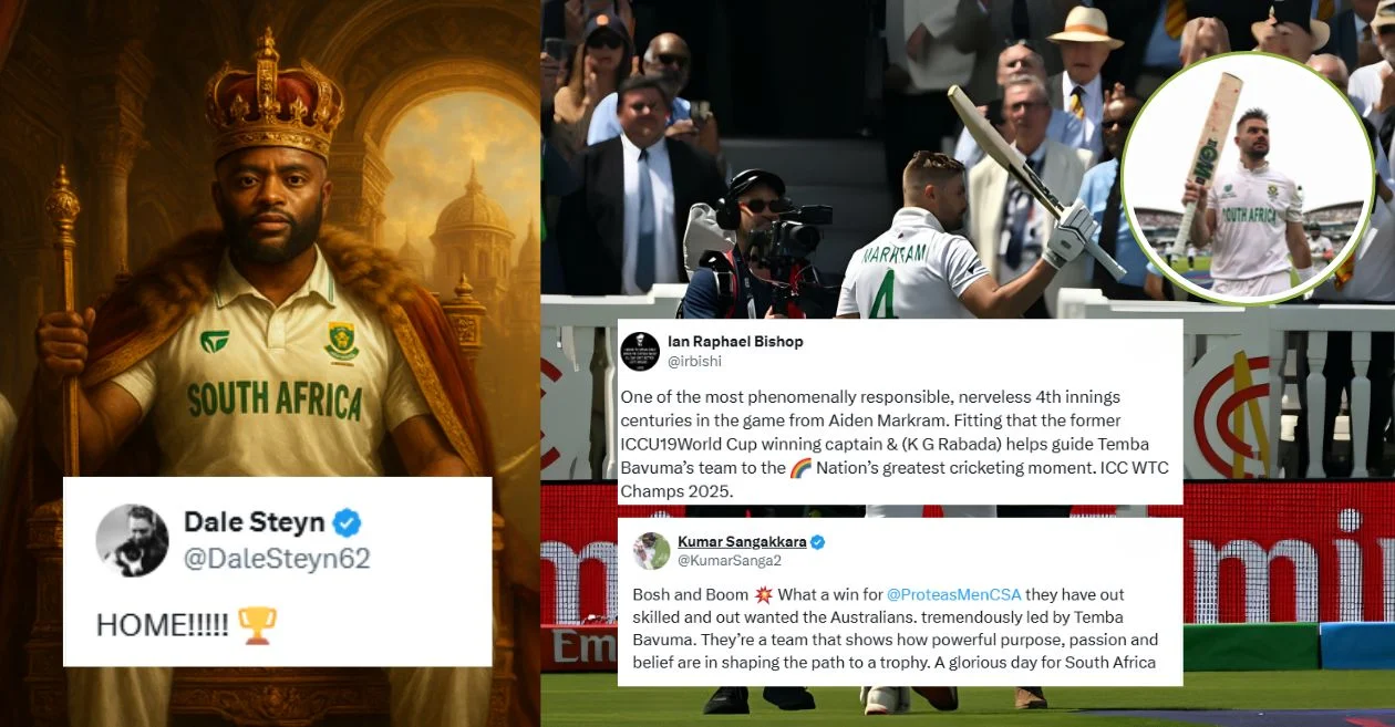 Fans go gaga as South Africa lift first-ever WTC title with Aiden Markram’s epic 136 against Australia at Lord’s