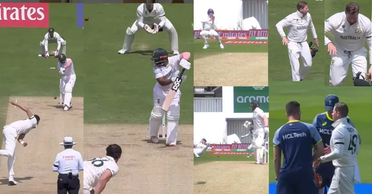 WTC 2025 Final [WATCH]: Steve Smith walks off with finger injury after dropping Temba Bavuma early on Day 3 at Lord’s | SA vs AUS
