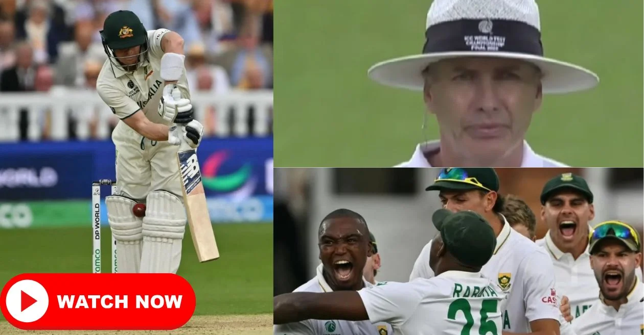 ICC WTC Final 2025 [WATCH]: South Africa’s brilliant review removes Steve Smith on Day 2 of SA vs AUS clash