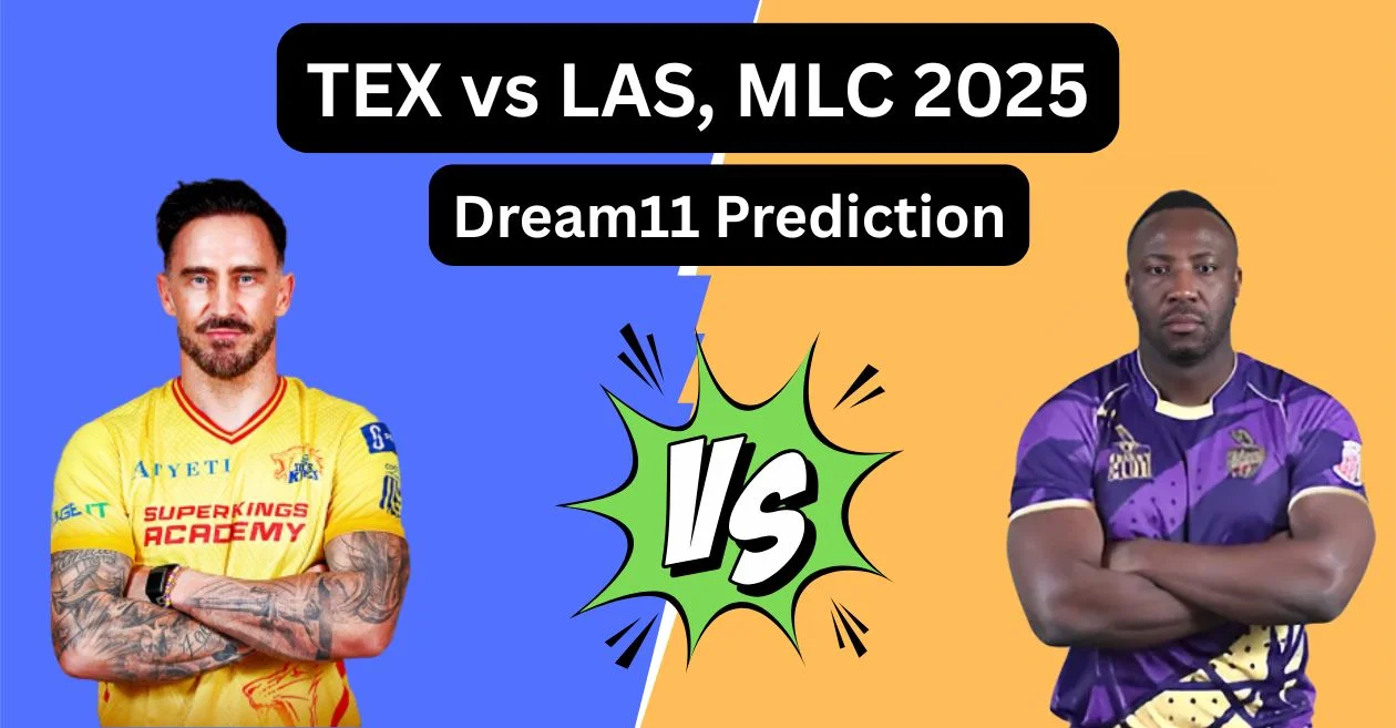 TEX vs LAS, MLC 2025: Match Prediction, Dream11 Team, Fantasy Tips & Pitch Report | Texas Super Kings vs Los Angeles Knight Riders