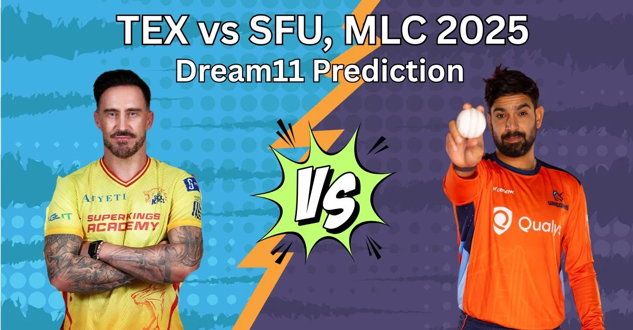 TEX vs SFU, MLC 2025: Match Prediction, Dream11 Team, Fantasy Tips & Pitch Report | Texas Super Kings vs San Francisco Unicorns