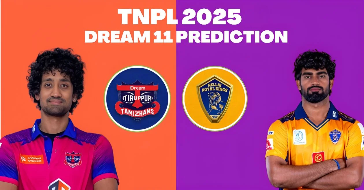 ITT vs NRK, TNPL 2025: Match Prediction, Dream11 Team, Fantasy Tips & Pitch Report | IDream Tiruppur Tamizhans vs Nellai Royal Kings