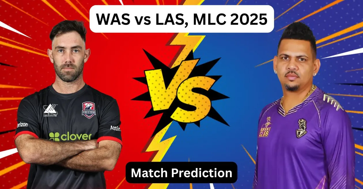 WAS vs LAS, MLC 2025: Match Prediction, Dream11 Team, Fantasy Tips & Pitch Report | Washington Freedom vs Los Angeles Knight Riders