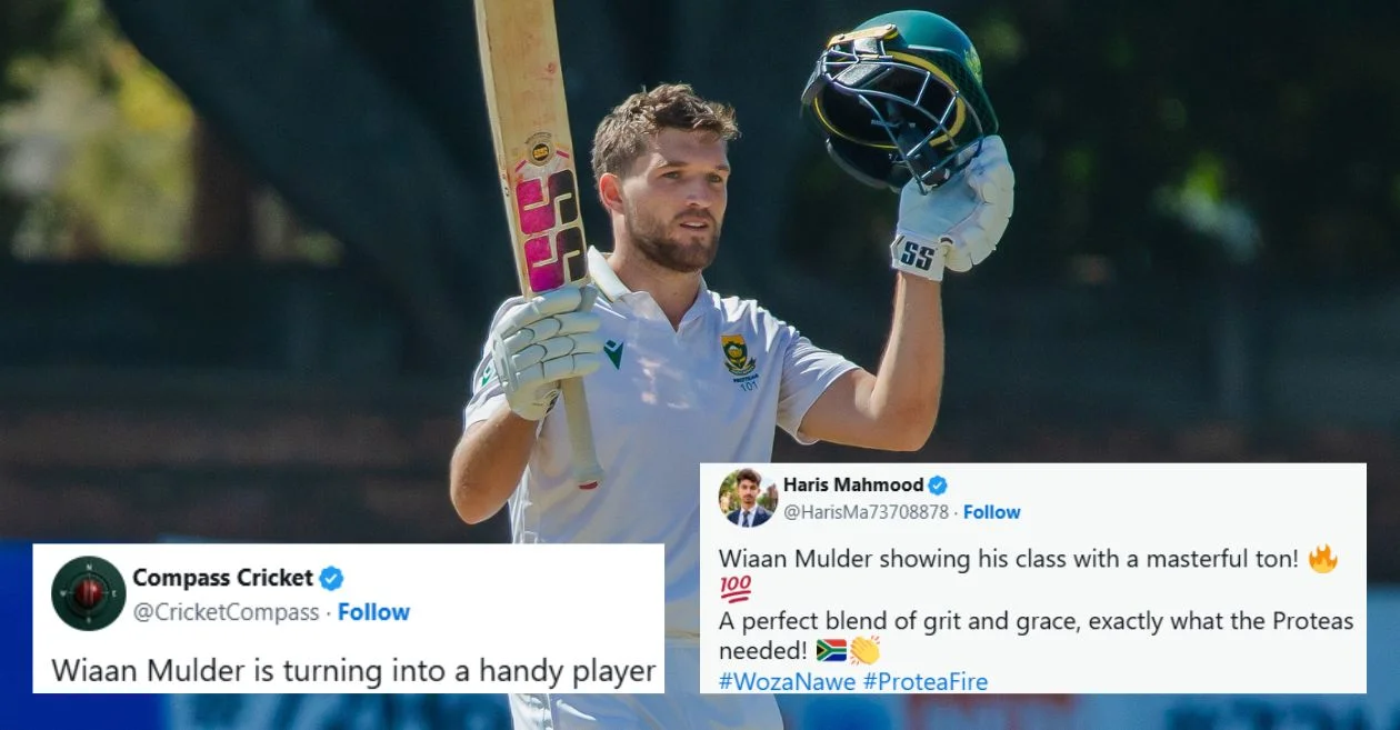 ZIM vs SA: Fans erupt as Wiaan Mulder’s sensational century puts South Africa in a strong position on Day 3 of first Test