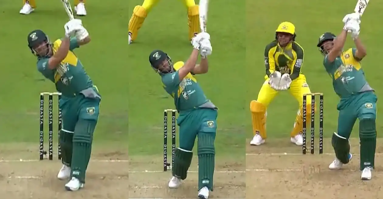 WATCH: AB de Villiers hits second century in WCL 2025 as South Africa Champions crush Australia Champions