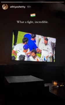 Athiya Shetty Instagram story