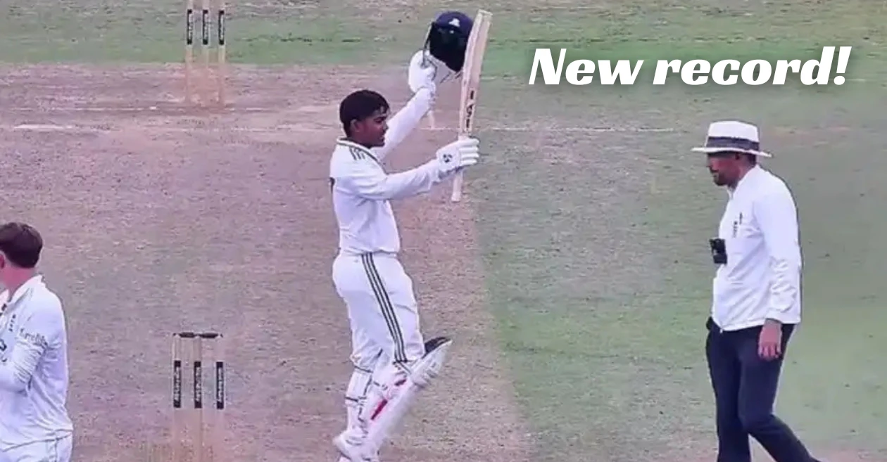 Ayush Mhatre sets a new record with fastest century in Youth Test cricket