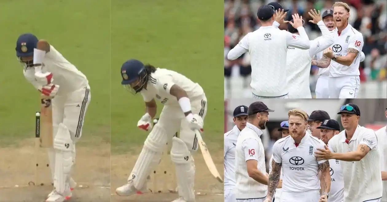 ENG vs IND [WATCH]: Ben Stokes’ roaring celebration after dismissing KL Rahul at 90 on Day 5 of Manchester Test