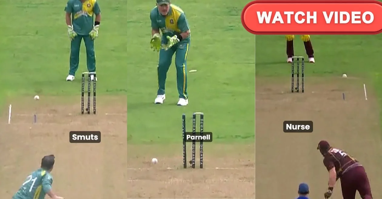WCL 2025 [WATCH]: South Africa Champions prevail over West Indies Champions in thrilling bowl-out after the match ends in a tie