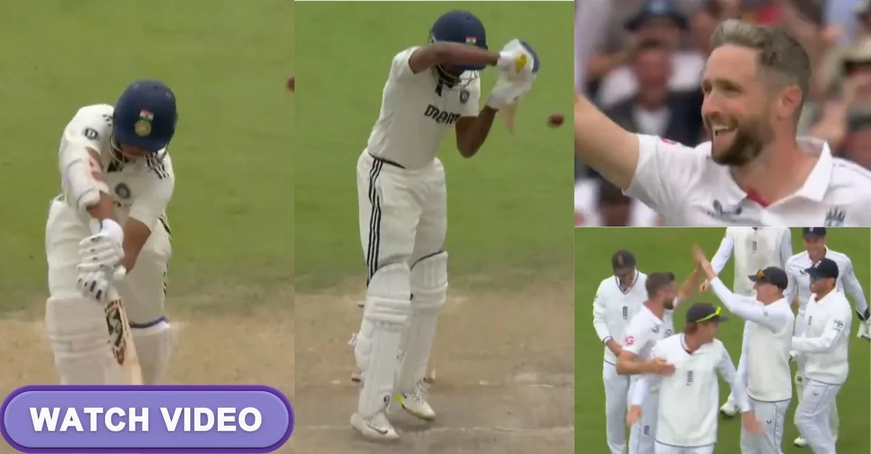 ENG vs IND [WATCH]: Chris Woakes strikes twice in the first over removing Yashasvi Jaiswal and Sai Sudharsan as England take control on Day 4