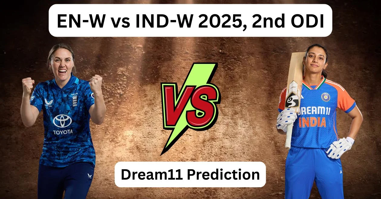 ENG-W vs IND-W 2025, 2nd ODI: Dream11 Prediction, Fantasy Cricket Tips & Pitch Report | England vs India