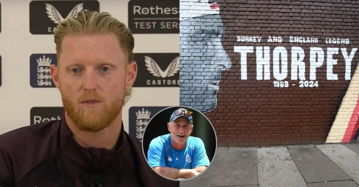 ENG vs IND: Ben Stokes and England team plans an emotional tribute for late Graham Thorpe during the Oval Test