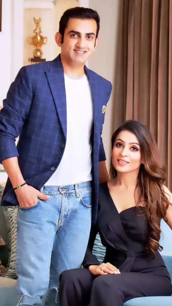 Gautam Gambhir and Natasha Jain
