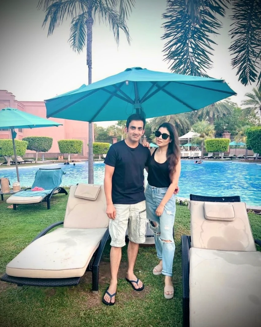 Wifes Natasha Gambil and Gambil