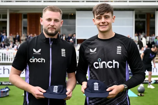 Debut of Gus Atkinson's Test for England