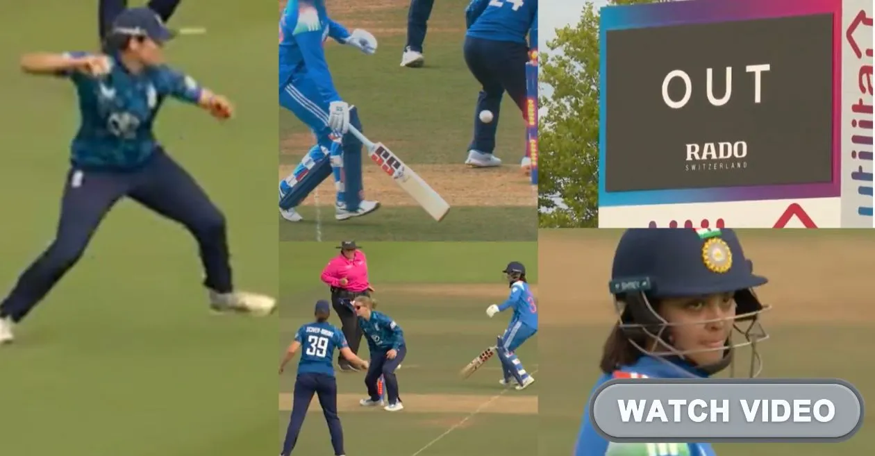 WATCH: Harleen Deol’s strange run-out during ENG-W vs IND-W 1st ODI