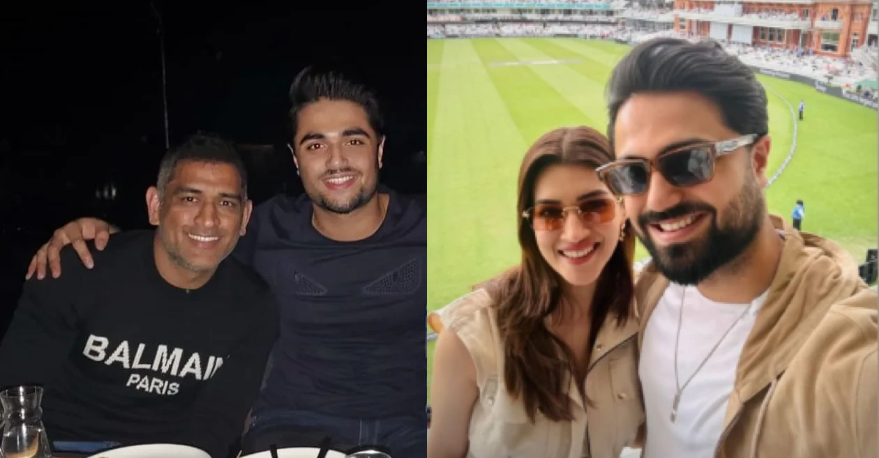 In Pics: Meet Kabir Bahia – MS Dhoni’s friend spotted with Bollywood actress Kriti Sanon at Lord’s during ENG vs IND third Test