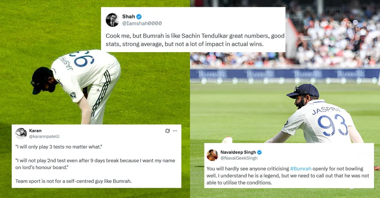 ENG vs IND: Jasprit Bumrah faces scrutiny from fans over fitness after mid-spell withdrawal in Manchester Test