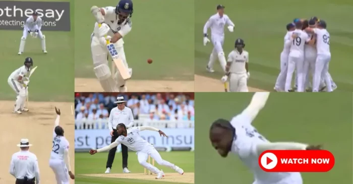 ENG vs IND [WATCH]: Jofra Archer’s lightning reflexes send Washington Sundar packing for a duck on Day 5 at Lord’s