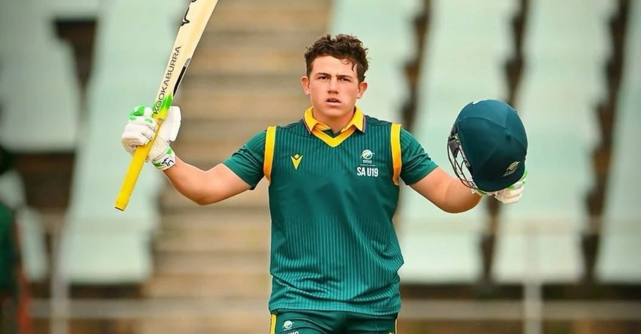 South Africa’s Jorich Van Schalkwyk creates history with double century in Youth ODI