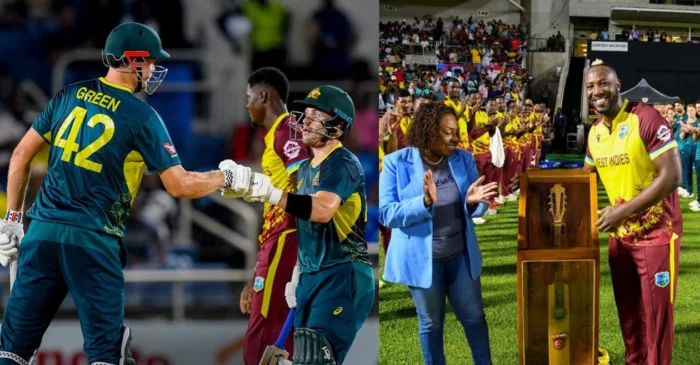 Josh Inglis and Cameron Green spoil Andre Russell’s farewell party as Australia thrash West Indies in the 2nd T20I