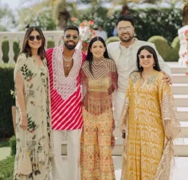 Kabir Bahia with Sakshi Dhoni