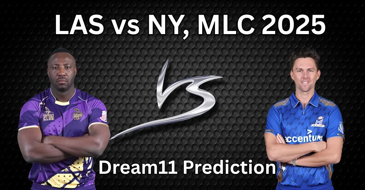 LAS vs NY, MLC 2025: Match Prediction, Dream11 Team, Fantasy Tips & Pitch Report | Los Angeles Knight Riders vs MI New York