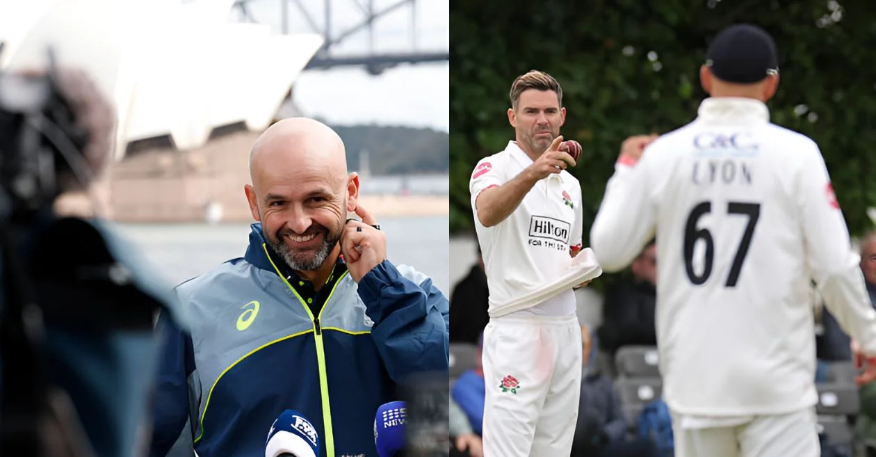 Nathan Lyon discloses secret discussion with James Anderson on England’s spin weapon for Ashes 2025-26