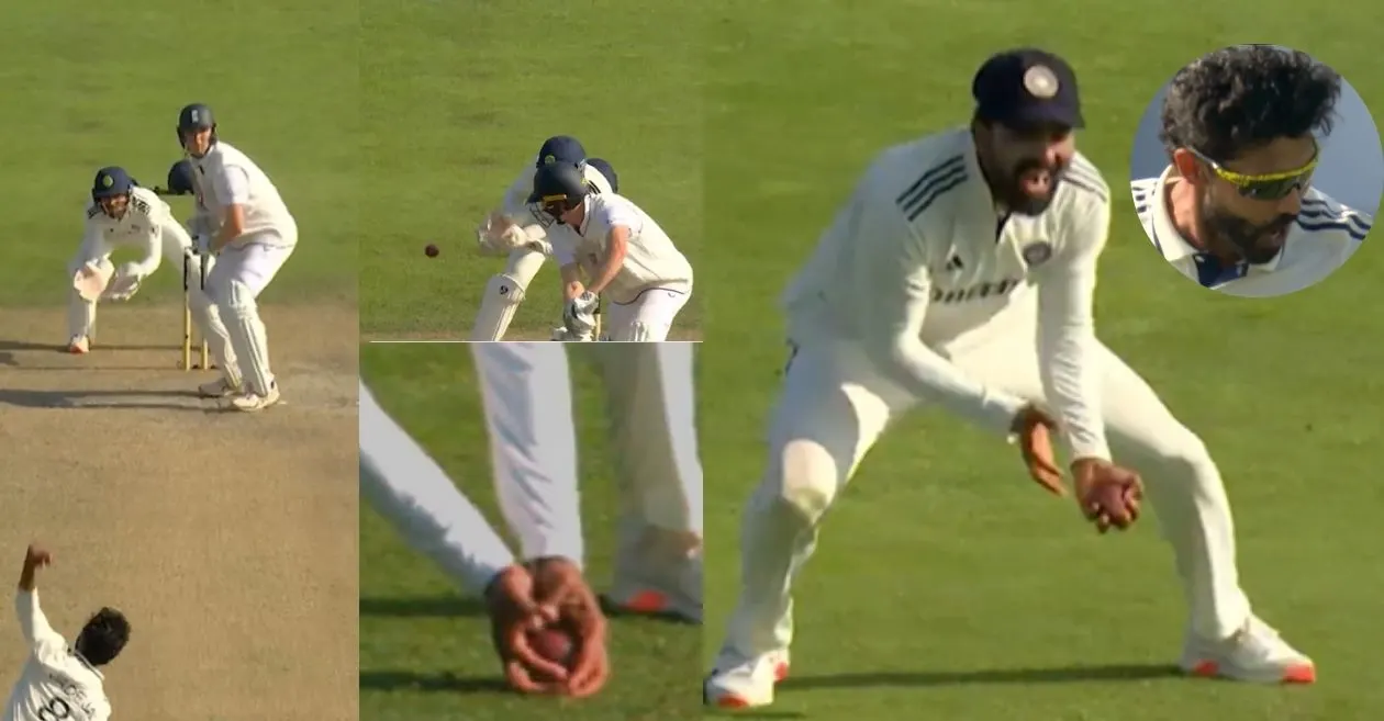 ENG vs IND [WATCH]: No-ball drama favours Ravindra Jadeja as KL Rahul grabs a blinder to dismiss Zak Crawley in Manchester Test