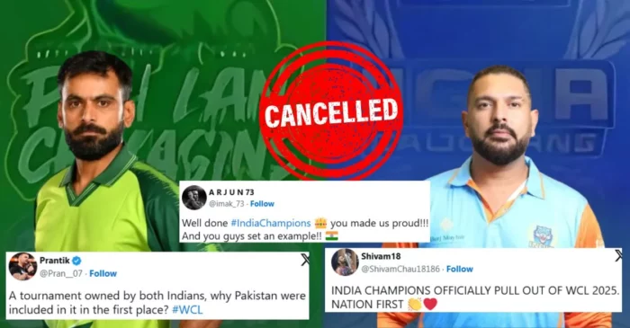 WCL 2025: Fans applaud India Champions for withdrawing from the semi-final match against Pakistan