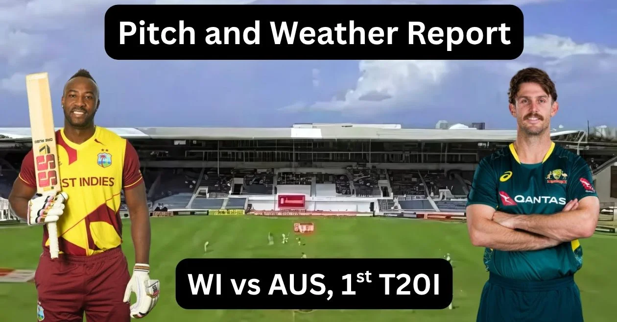 West Indies vs Australia 2025: Pitch and Weather report for the 1st T20I