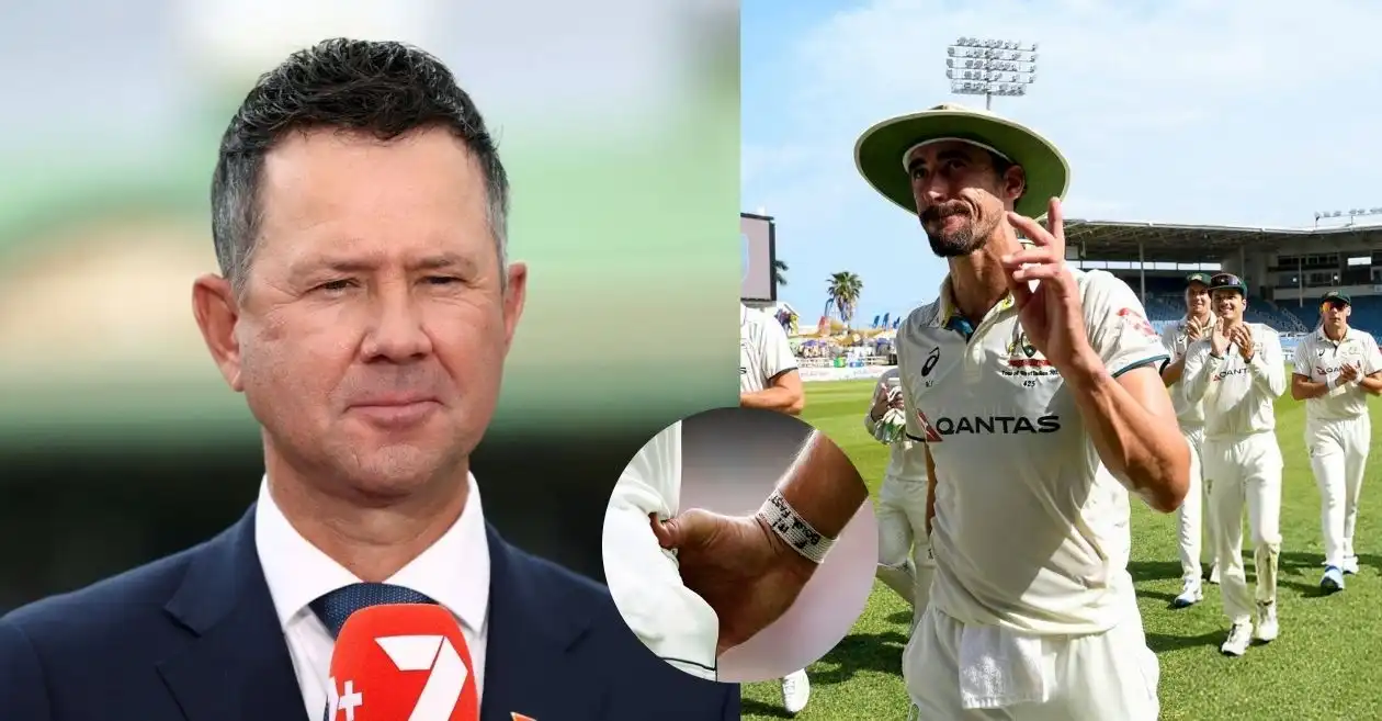 Ricky Ponting reveals how a wrist tape message helped Mitchell Starc grow his game and succeed in Test cricket
