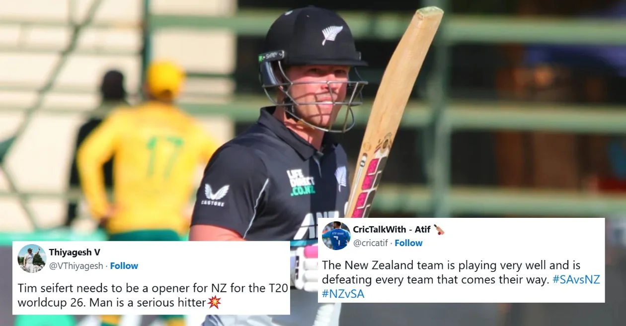Fans react as Tim Seifert leads the charge in New Zealand’s dominant win over South Africa in Zimbabwe T20I Tri-Series