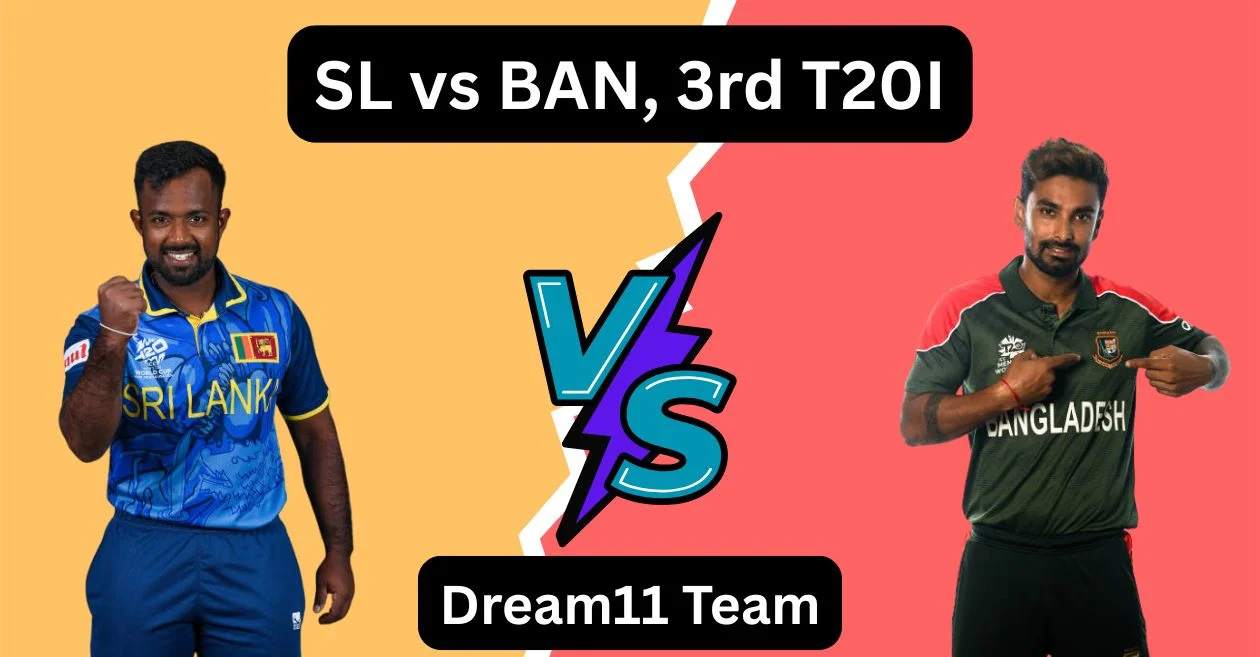 SL vs BAN 2025, 3rd T20I: Match Prediction, Dream11 Team, Fantasy Tips and Pitch Report | Sri Lanka vs Bangladesh