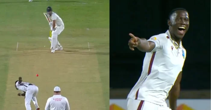 WATCH: Shamar Joseph bowls a beauty to dismiss Beau Webster in WI vs AUS 3rd Test