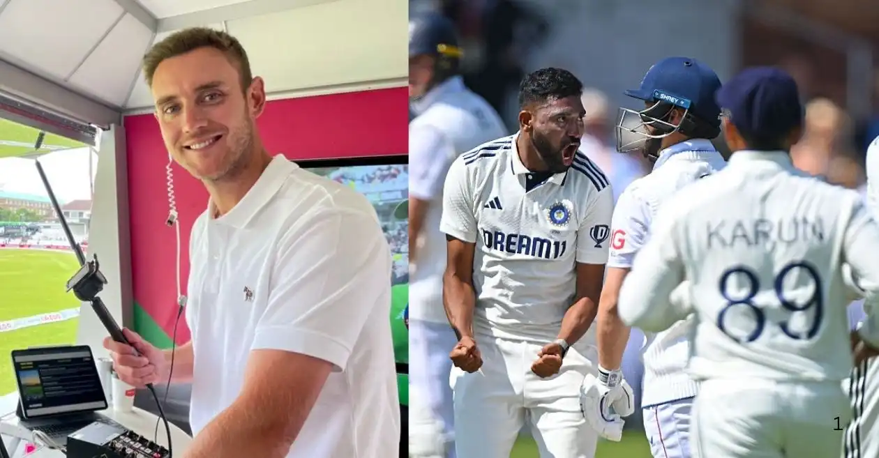 ENG vs IND: Stuart Broad slams ICC over Mohammed Siraj’s fine for send-off to Ben Duckett in Lord’s Test