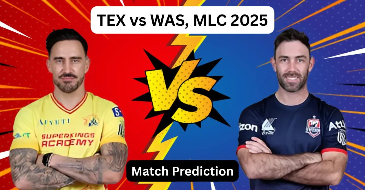 TEX vs WAS, MLC 2025: Match Prediction, Dream11 Team, Fantasy Tips & Pitch Report | Texas Super Kings vs Washington Freedom